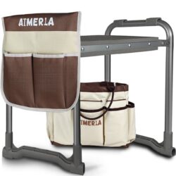 Aimerla Foldable Garden Kneeler Seat Heavy Duty