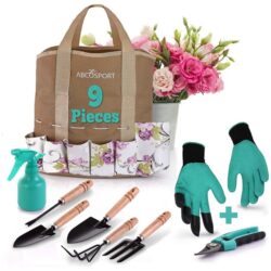 Garden Tools Set – 9 Piece Gardening Kit