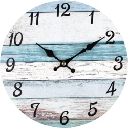 Homotte Wall Clock, 10 Inch Battery Operated Clocks Living Room Decor