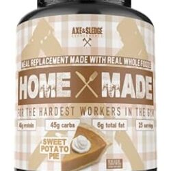 Axe & Sledge Supplements Home Made Whole-Foods-Based Meal Replacement Powder, Sweet Potato Pie, 25 Serving