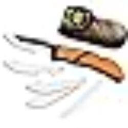 OUTDOOR EDGE 3.0″ RazorCape Replaceable Blade Folding Hunting Pocket Knife (Blaze Orange)