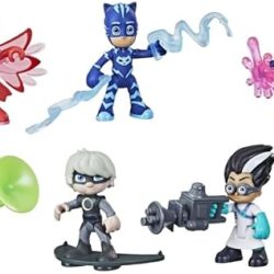 PJ Masks Hero and Villain Figure Set Preschool Toy, 7 Action Figures with 10 Accessories, Ages 3 and Up