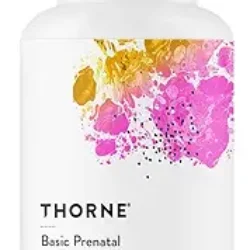 Thorne Basic Prenatal – Well-Researched Folate Multi for Pregnant and Nursing Women Includes 18 Vitamins and Minerals, Plus Choline – 90 Capsules – 30 Servings