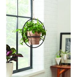 Better Homes & Gardens Black and Brown Iron Plant Hanger
