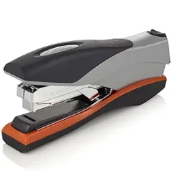 Swingline Stapler, Full Strip Desktop Stapler, 40 Sheet Capacity, Reduced Effort, Optima 40, Silver/Black/Orange (87845)