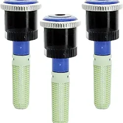 Hunter (3 Pack) Sprinkler MP3000 90 MP Rotator, 22′ – 30′ Radius and Adjustable 90° – 210° Arc (10) (3)