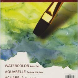 ROYAL BRUSH Royal Langnickel 25-Sheet Watercolor Essentials Artist Paper Pad, 9-Inch by 12-Inch