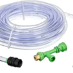 Python No Spill Clean and Fill Aquarium Maintenance System, Complete Ready-to-Use Gravel Cleaner and Water Changer for Fish Tanks, 50 Foot