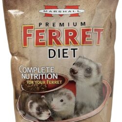Marshall Pet Products Natural Complete Nutrition Premium Ferret Diet Food with Real Chicken Protein, Highly Digestible, 4 lbs