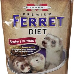 Marshall Pet Products Natural Complete Nutrition Premium Ferret Diet Food for Seniors, Highly Digestible, 4 lbs