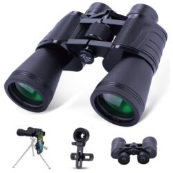BEBANG 10X50 Binoculars for Adults, Compact Binoculars with Low Light Vision, Powerful Binoculars for Bird Watching Hunting