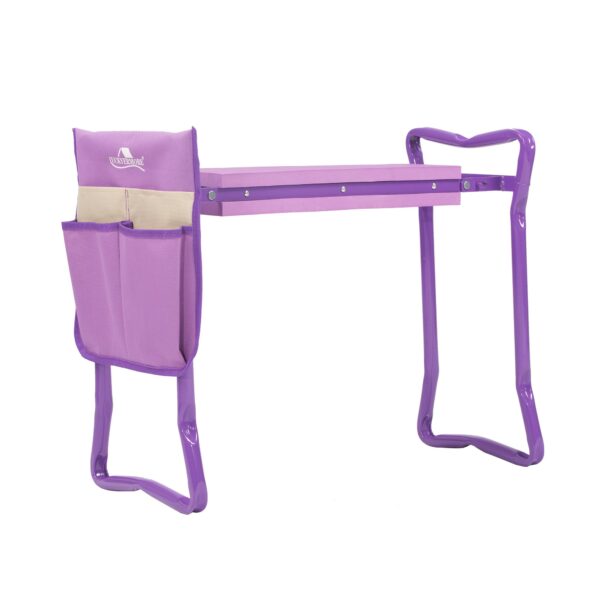 Karmas Product Garden Kneeler and Seat Folding Kneeling Bench Stool with Tool - Image 2