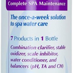 Total Hot Tub Care: Clarifier, Oxidizer, Scale Inhibitor, Balancer – 2 lb. Bottle