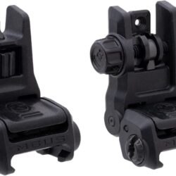 Magpul MBUS 3 Front & Rear Sight Set Fits Picatinny Rail, Black, MAG1166-MAG1167