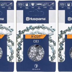 Husqvarna 585550084 24″ C83 X-Cut 24″ Chain 3/8″ .050″ 84 DL 3 Pack
