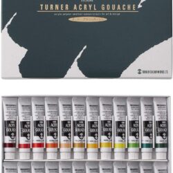 Turner acrylic gouache 24 colors set school (japan import) by Turner color