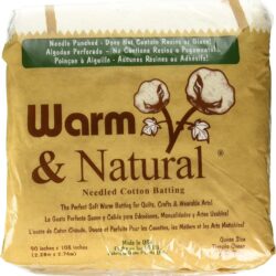 Warm & Natural Cotton Batting Queen Size 90″X108″ 2341