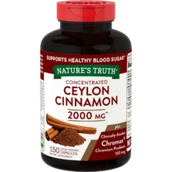 Nature’s Truth Concentrated Ceylon Cinnamon 2,000 mg Capsules (150 ct.)