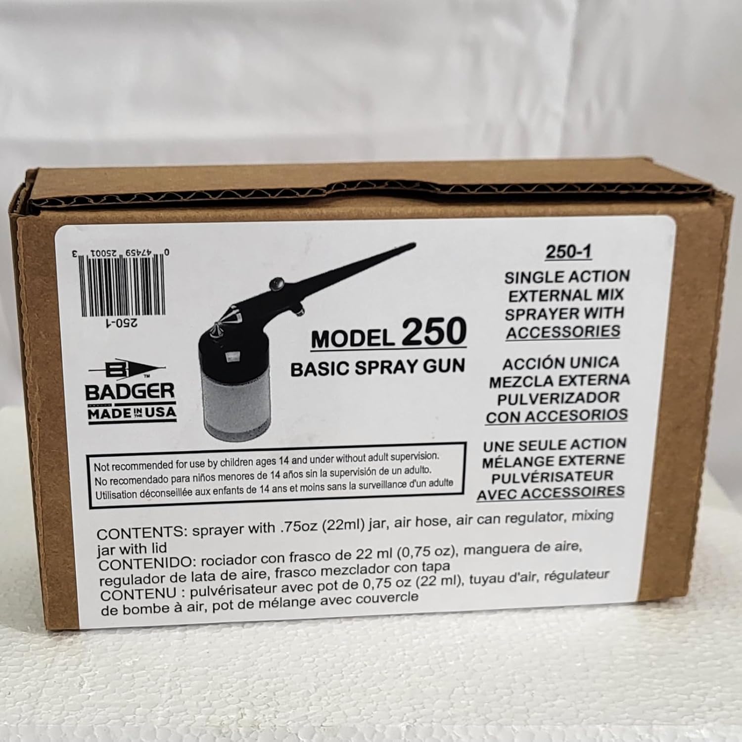 Badger Air-Brush Co 250-1 Basic Spray Gun Set - Image 3