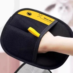 Double-Sided Pet Hair Remover and Grooming Glove Mitt for Dogs and Cats